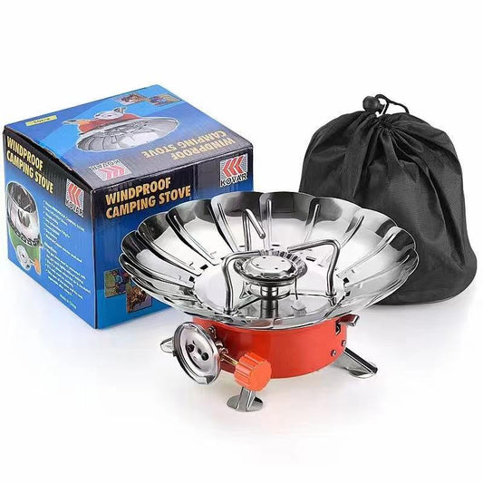 Aragaz Compact portabil cu protecție anti vant