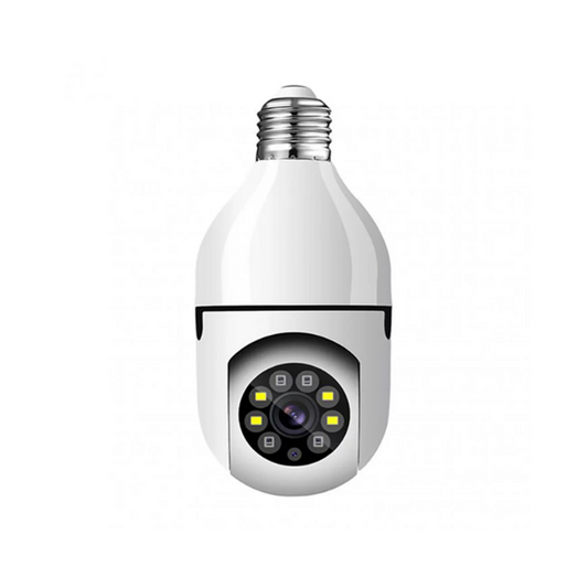 Camera WiFi Tip Bec 355° Full HD cu Unghi Panoramic, Senzor de Miscare ?i Functie Audio Bidirec?ionala